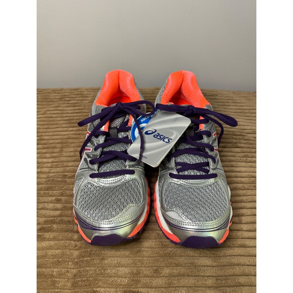 ASICS Gel-Evate 2 Womens Running Shoes Titanium Purple Coral T4A7N Size 8.5 NEW